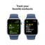Apple Watch SE (2nd Gen) with Sport Band - LTPO OLED / 40mm / Small/Medium / Bluetooth / Wi-Fi / Denim Smart Watches