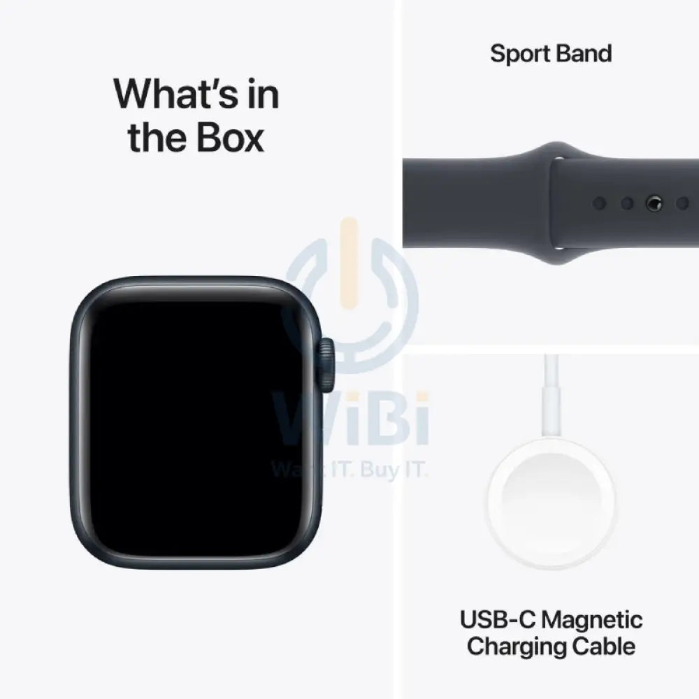 Apple Watch SE (2nd Gen) with Sport Band - LTPO OLED / 40mm / Small/Medium / Bluetooth / Wi-Fi / Midnight Smart Watches