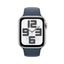 Apple Watch SE (2nd Gen) with Sport Band - LTPO OLED / 44mm / Medium/Large / Bluetooth / Wi-Fi / Storm Blue Smart
