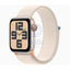 Apple Watch SE Gen 2 With Sport Loop - LTPO OLED / 32GB / 40mm / Bluetooth / Wi-Fi / Cellular / Starlight Smart Watches