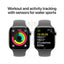 Apple Watch Series 10 with Sport Band - LTPO OLED / 64GB / 42mm / Medium/Large / Bluetooth / Wi-Fi / Cellular / Stone