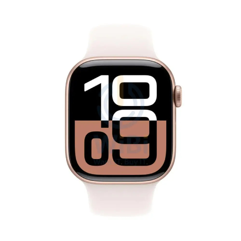 ابل ساعة الإصدار 10 مع الرياضة باند - LTPO OLED / 64 جيجابايت / 42 مم / صغير/متوسط / بلوتوث / واي-فاي / خلوي  ضوء /