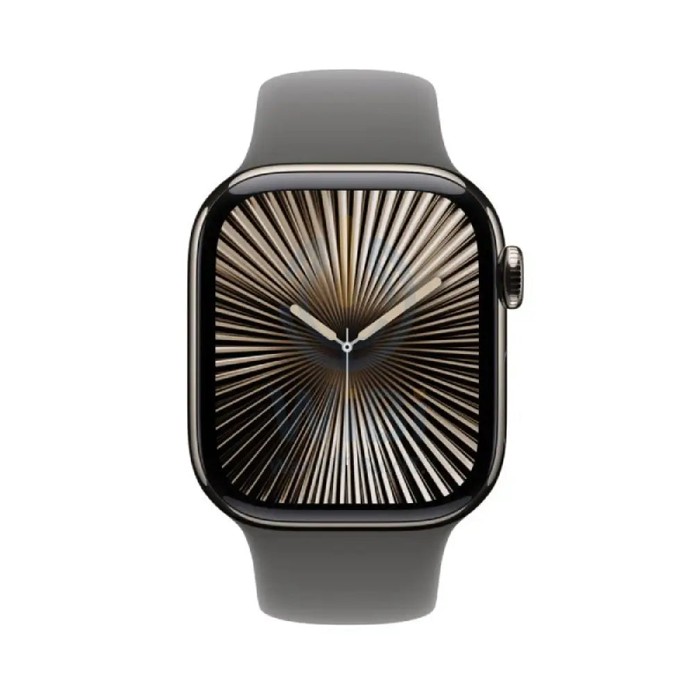 Apple Watch Series 10 with Sport Band - LTPO OLED / 64GB / 46mm / Medium/Large / Bluetooth / Wi-Fi / Cellular / Stone
