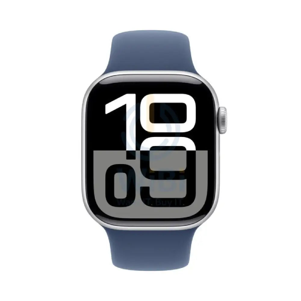 Apple Watch Series 10 with Sport Band - LTPO OLED / 64GB / 46mm / Medium/Large / Bluetooth / Wi-Fi / Denim Smart Watches
