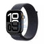 Apple Watch Series 10 with Sport Loop - LTPO OLED / 64GB / 42mm / Bluetooth / Wi-Fi / Cellular / Jet Black Smart Watches