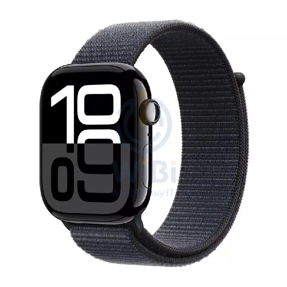 Apple Watch Series 10 with Sport Loop - LTPO OLED / 64GB / 42mm / Bluetooth / Wi-Fi / Cellular / Jet Black Smart Watches