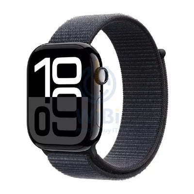 Apple Watch Series 10 with Sport Loop - LTPO OLED / 64GB / 42mm / Bluetooth / Wi-Fi / Cellular / Jet Black Smart Watches