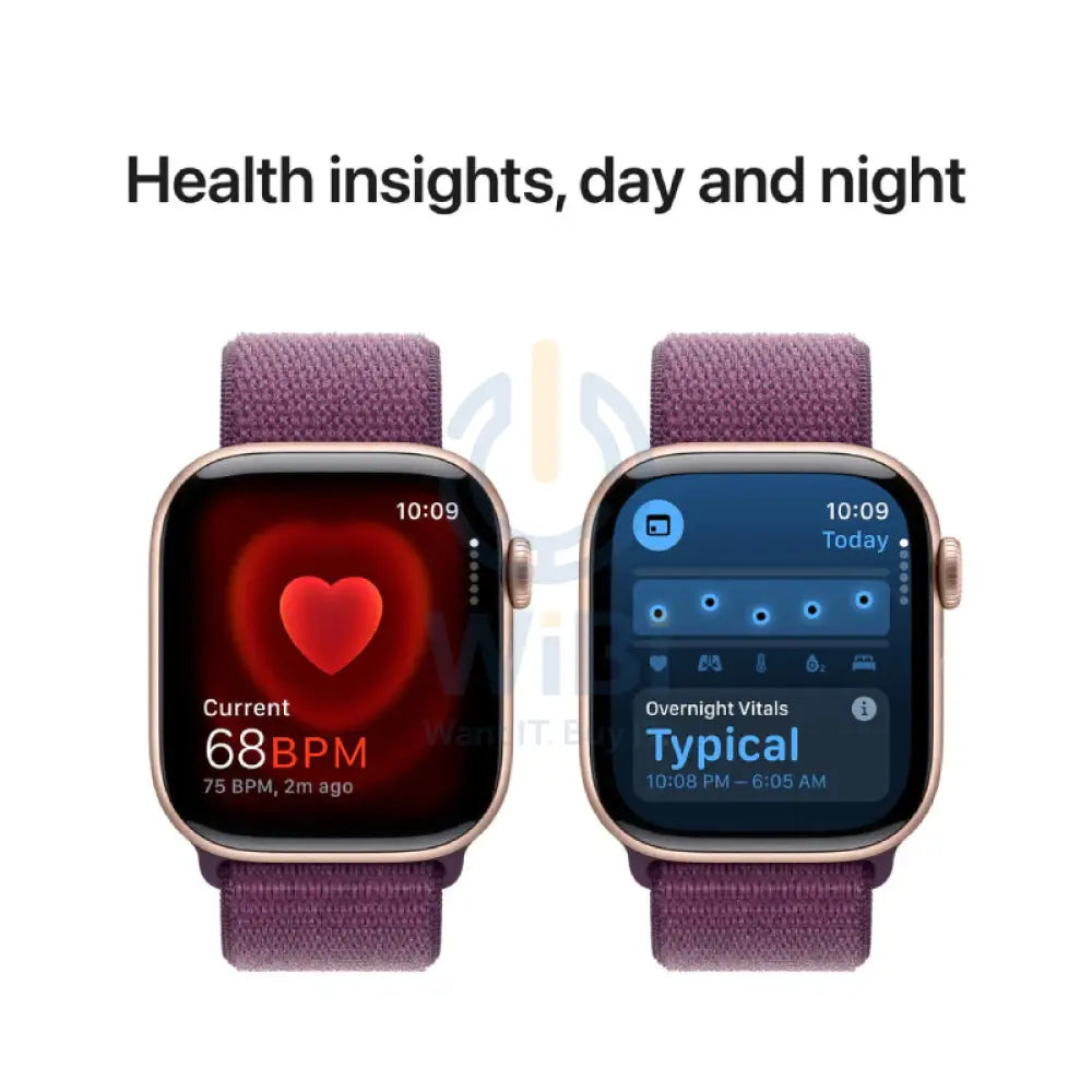 Apple Watch Series 10 with Sport Loop - LTPO OLED / 64GB / 42mm / Bluetooth / Wi-Fi / Plum Smart Watches