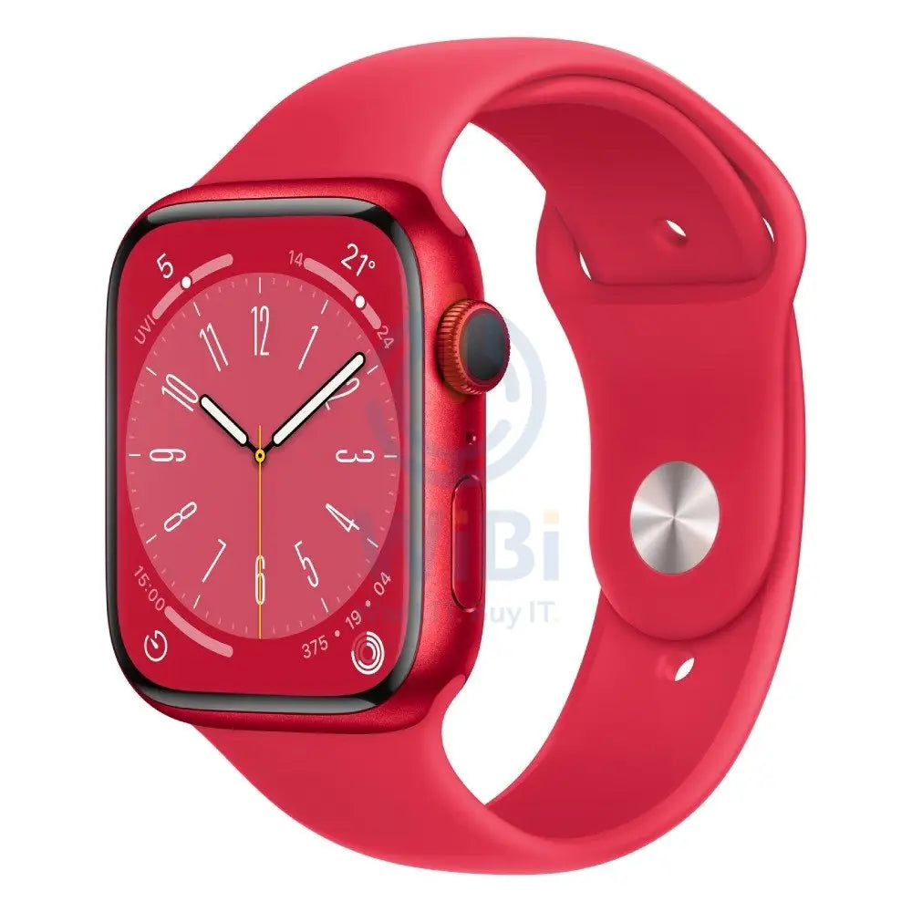 Apple Watch Series 8 GPS + Cellular 41mm Red Aluminium Case with Red Sport Band Accessories > Smart Watches