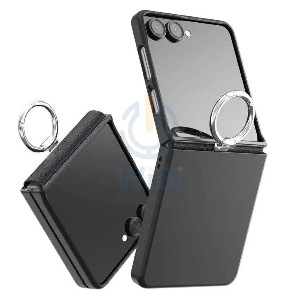 Araree Aero Flex Case With Finger Ring Holder - Samsung Galaxy Z Flip 7 / Black Accessories > Mobiles & Tablets >