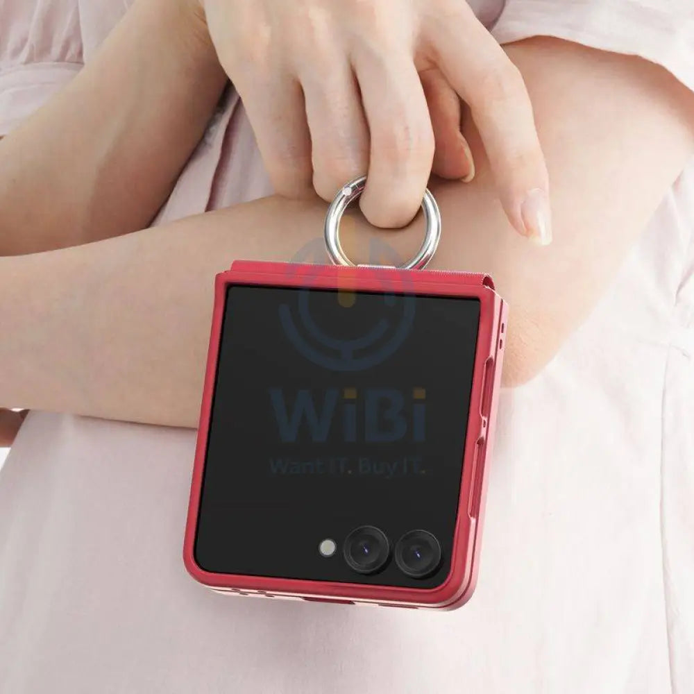Araree Aero Flex Case With Finger Ring Holder - Samsung Galaxy Z Flip 7 / Pink Accessories > Mobiles & Tablets >