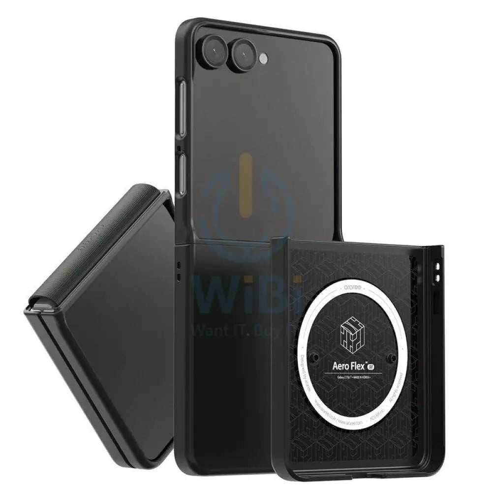Araree Aero Flex Magsafe Case - Samsung Galaxy Z Flip 7 / Black Accessories > Mobiles & Tablets > Mobiles > Covers &