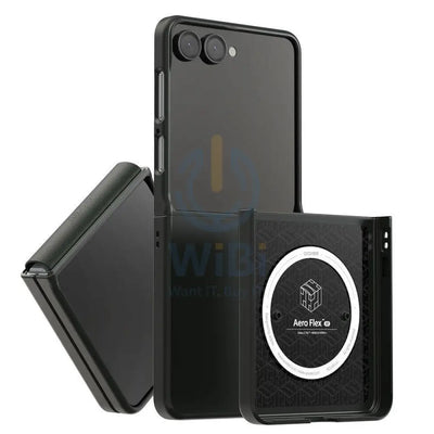 Araree Aero Flex Magsafe Case - Samsung Galaxy Z Flip 7 / Black Accessories > Mobiles & Tablets > Mobiles > Covers &