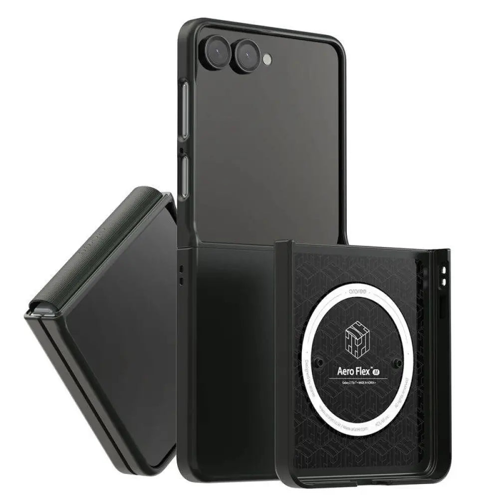 Araree Aero Flex Magsafe Case - Samsung Galaxy Z Flip 7 / Black Accessories > Mobiles & Tablets > Mobiles > Covers &