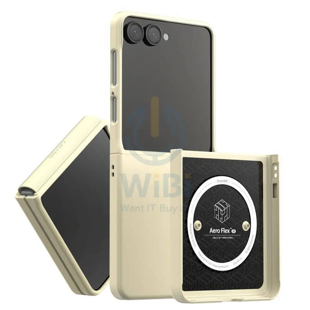 Araree Aero Flex Magsafe Case - Samsung Galaxy Z Flip 7 / Cream Accessories > Mobiles & Tablets > Mobiles > Covers &