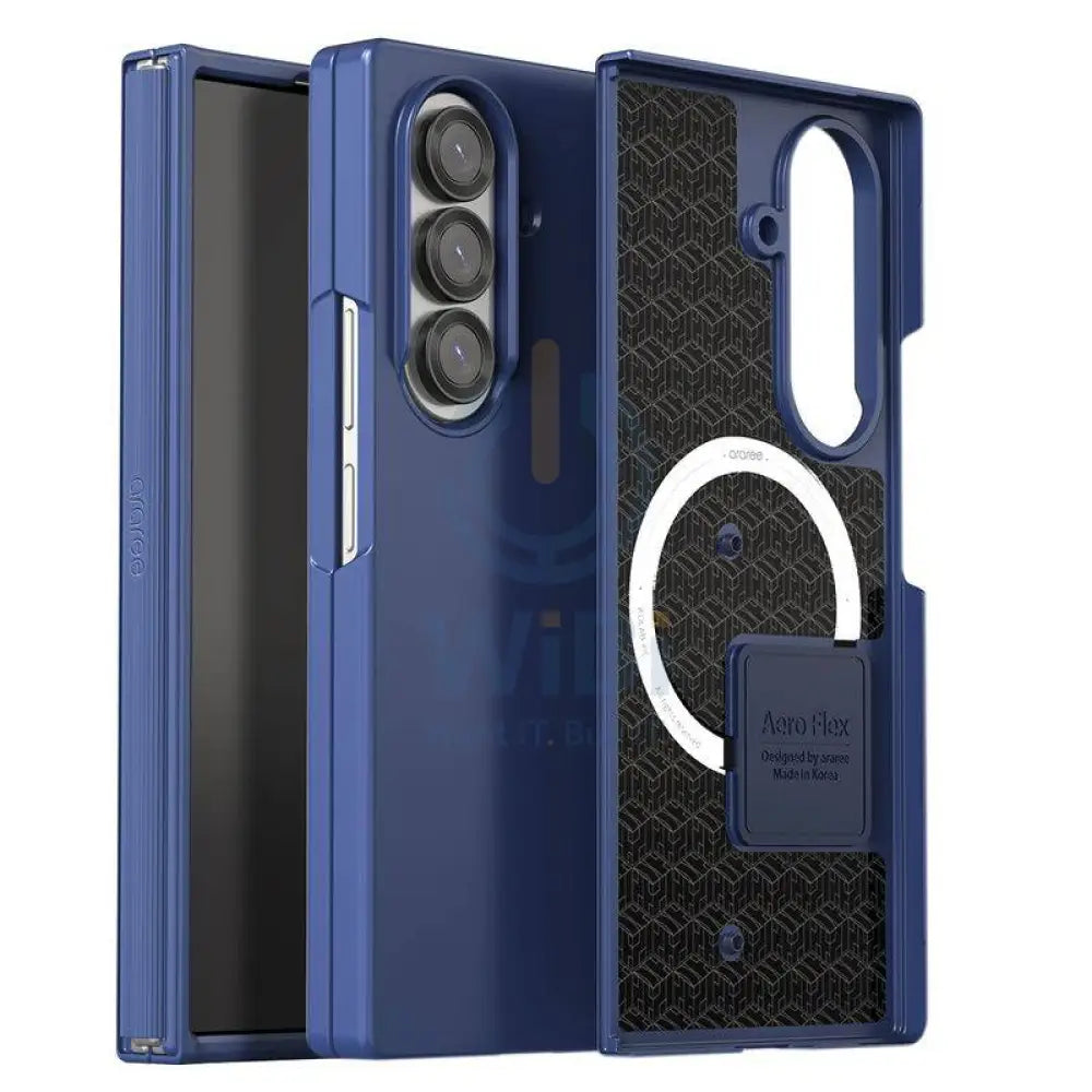 Araree Aero Flex Magsafe Case - Samsung Galaxy Z Fold 7 / Navy Accessories > Mobiles & Tablets > Mobiles > Covers &