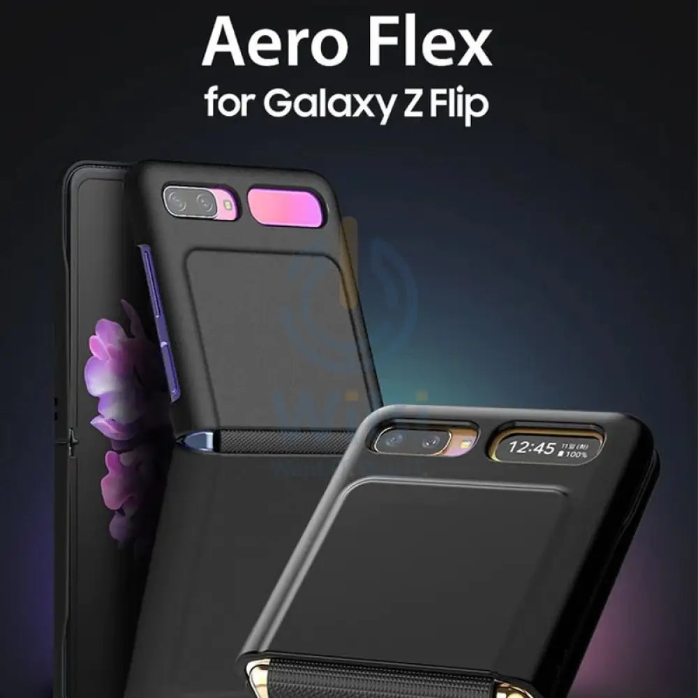 Araree Aero Flex Series Case - Samsung Galaxy Z Flip / Black Accessories > Mobiles & Tablets > Mobiles > Covers & Cases