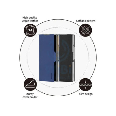 Araree Bonnet Diary Flip Case - Samsung Galaxy Z Fold 6 / Blue Accessories > Mobiles & Tablets > Mobiles > Covers &