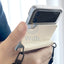Araree Canvas Diary Case For Z Flip 4 - Ivory Accessories > Mobiles & Tablets