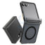 Araree Duple 360 Magsafe With Hinge Protection Case - Samsung Galaxy Z Flip 7 / Clear/Black Accessories > Mobiles &