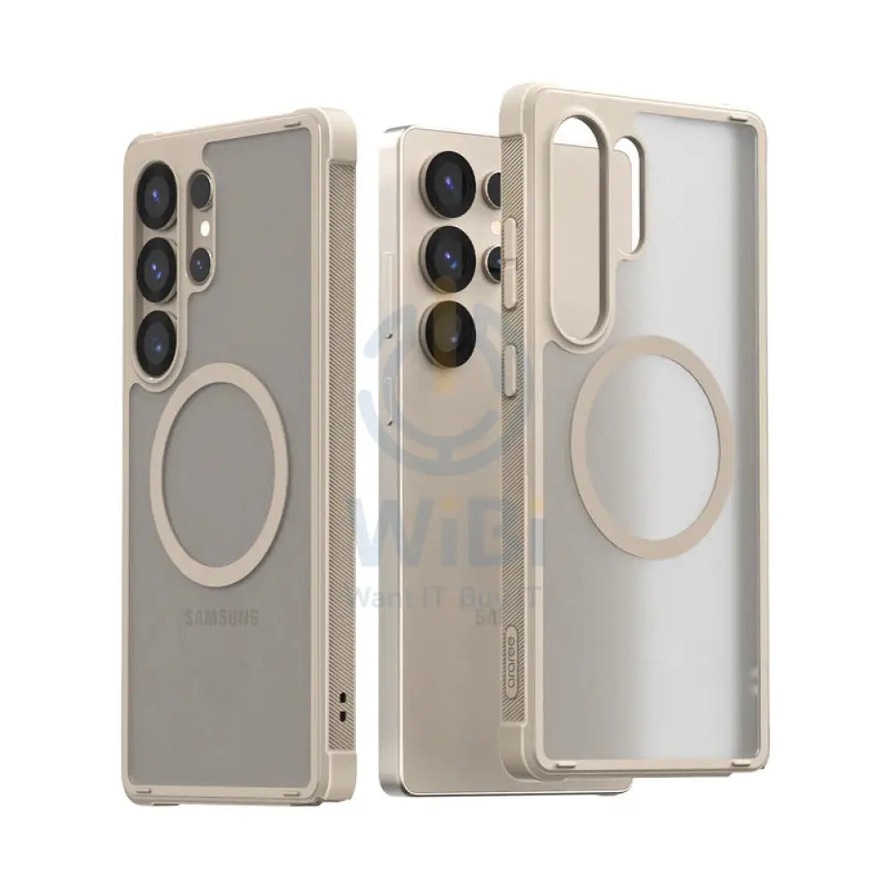 Araree Duple Armor Magsafe Case - Samsung Galaxy S25 Ultra / Brown Accessories > Mobiles & Tablets > Mobiles > Covers &