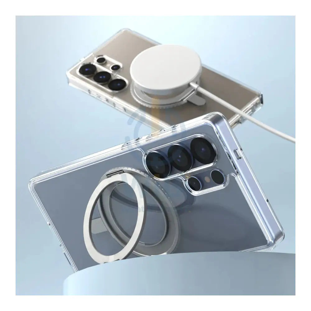 Araree Duple Stand Magsafe Case - Samsung Galaxy S25 Ultra / Clear Accessories > Mobiles & Tablets > Mobiles > Covers &
