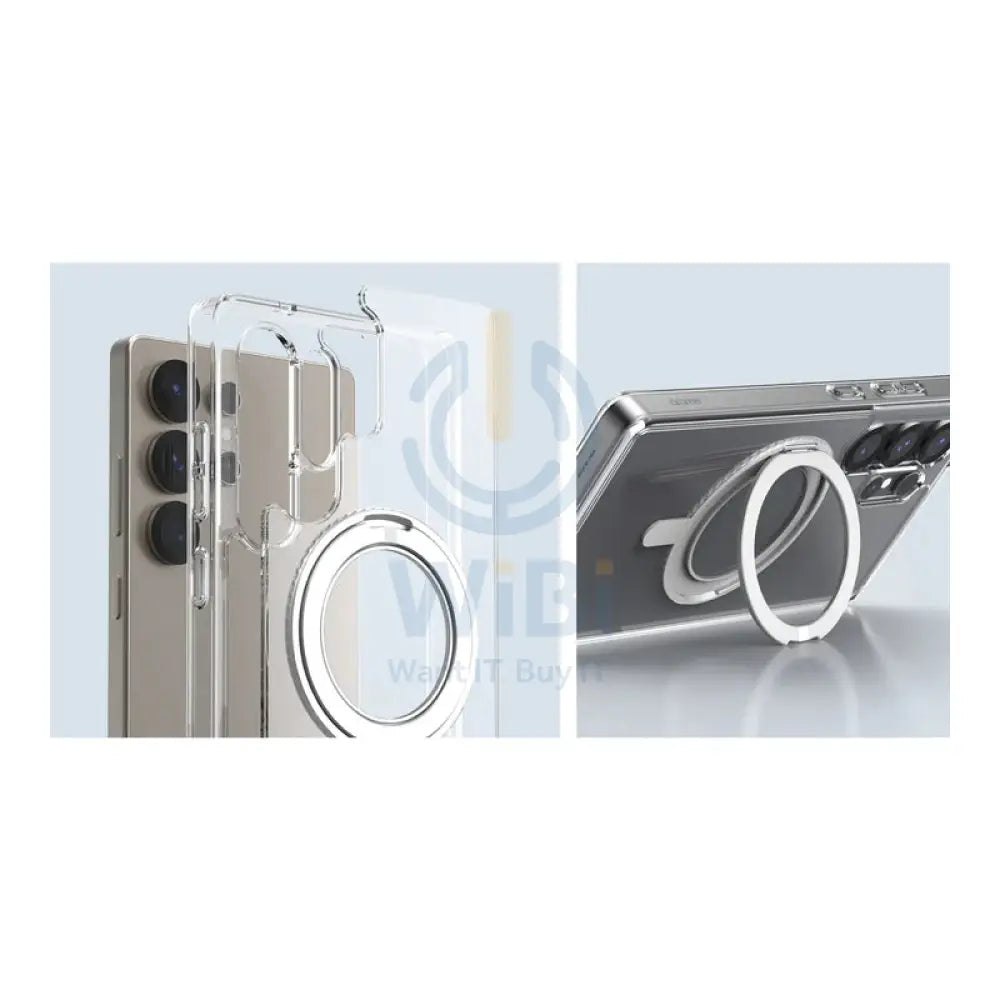 Araree Duple Stand Magsafe Case - Samsung Galaxy S25 Ultra / Clear Accessories > Mobiles & Tablets > Mobiles > Covers &