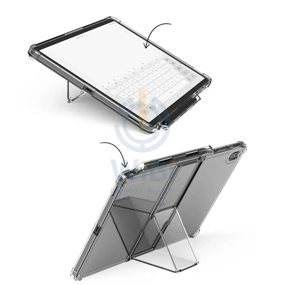 Araree Mach Stand Case For Samsung Tab S7 Fe - Clear Accessories > Mobiles & Tablets