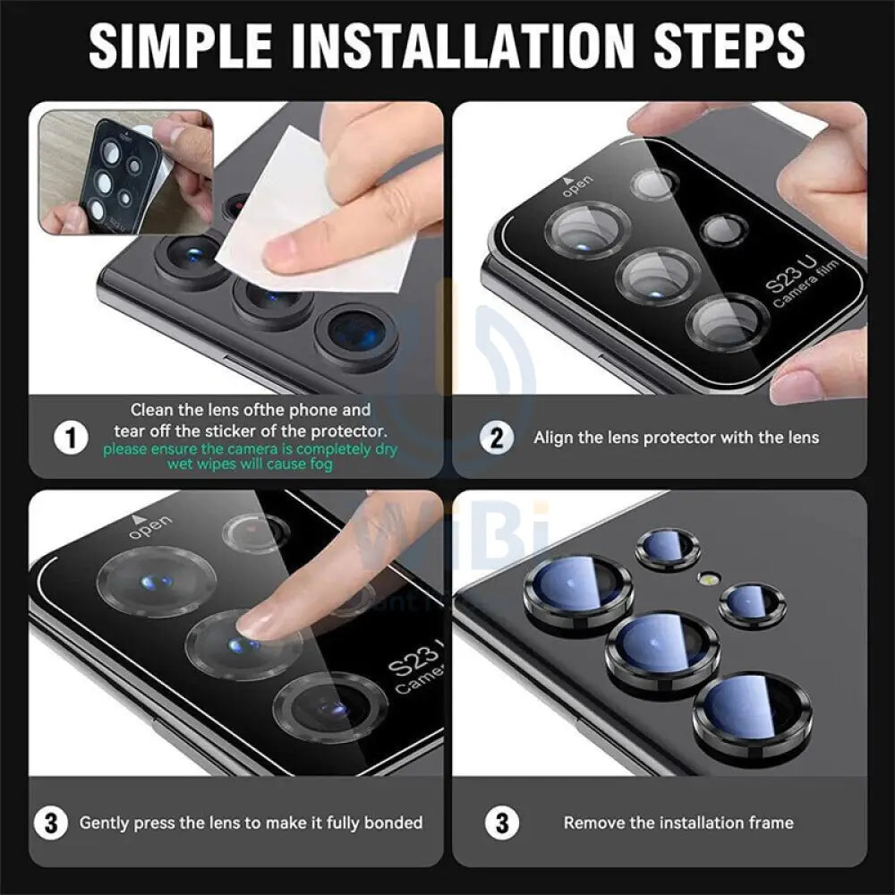 Araree Metal Ring C-Subcore Camera Lens Protector For Samsung Galaxy S23 Ultra -Clear Accessories > Mobiles & Tablets >