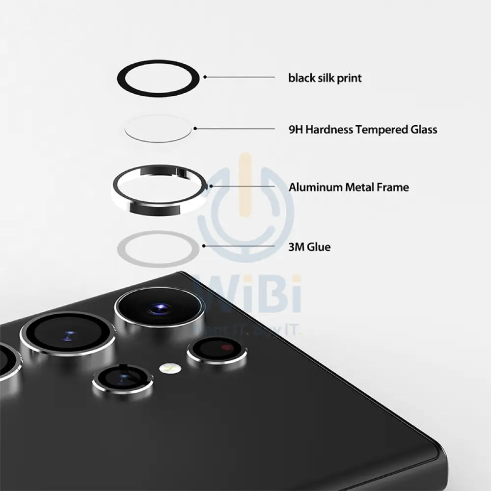 Araree Metal Ring C-Subcore Camera Lens Protector For Samsung Galaxy S23 Ultra -Clear Accessories > Mobiles & Tablets >