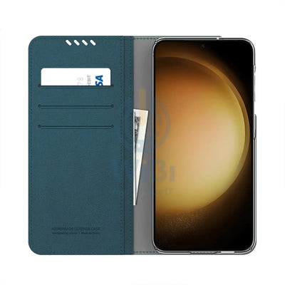 Araree Mustang Dairy Wallet Case For Samsung Galaxy S23 Ultra - Ash Blue Accessories > Mobiles & Tablets