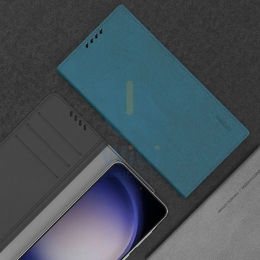 Araree Mustang Dairy Wallet Case For Samsung Galaxy S23 Ultra - Ash Blue Accessories > Mobiles & Tablets