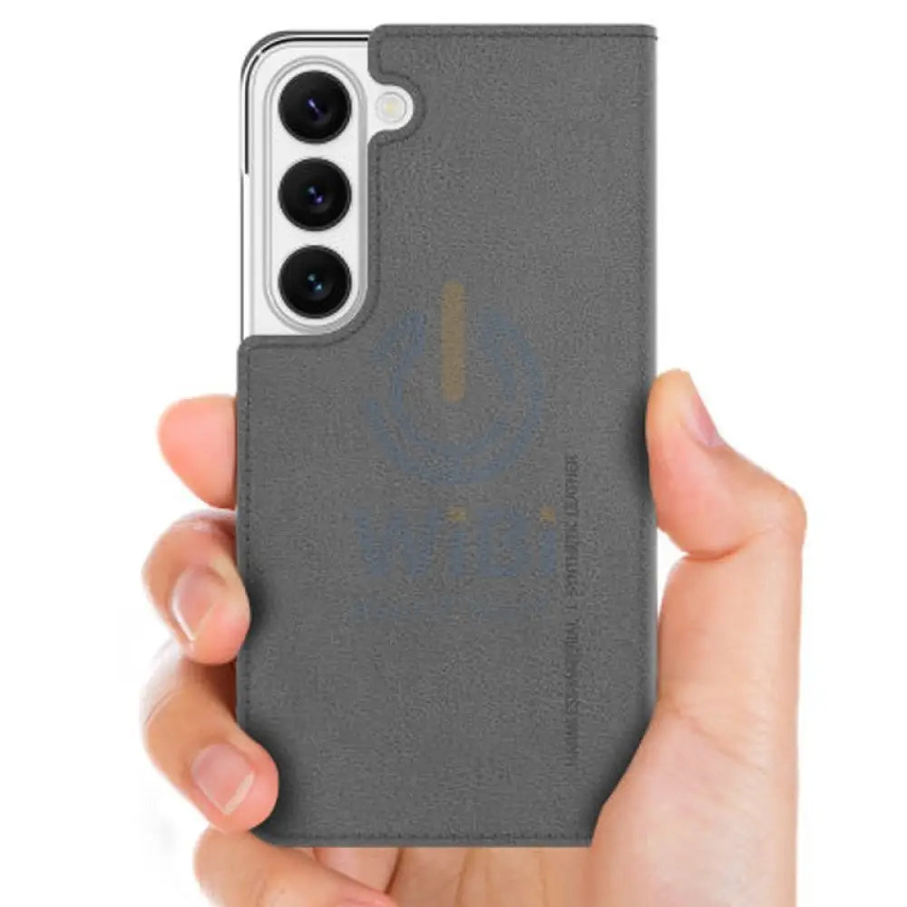 Araree Mustang Dairy Wallet Case For Samsung Galaxy S23 Ultra - Charcoal Grey Accessories > Mobiles & Tablets