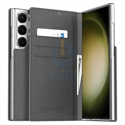 Araree Mustang Dairy Wallet Case For Samsung Galaxy S23 Ultra - Charcoal Grey Accessories > Mobiles & Tablets