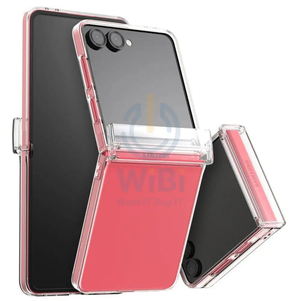 Araree Nukin 360 With Hinge Protection Case - Samsung Galaxy Z Flip 7 / Clear Accessories > Mobiles & Tablets > Mobiles