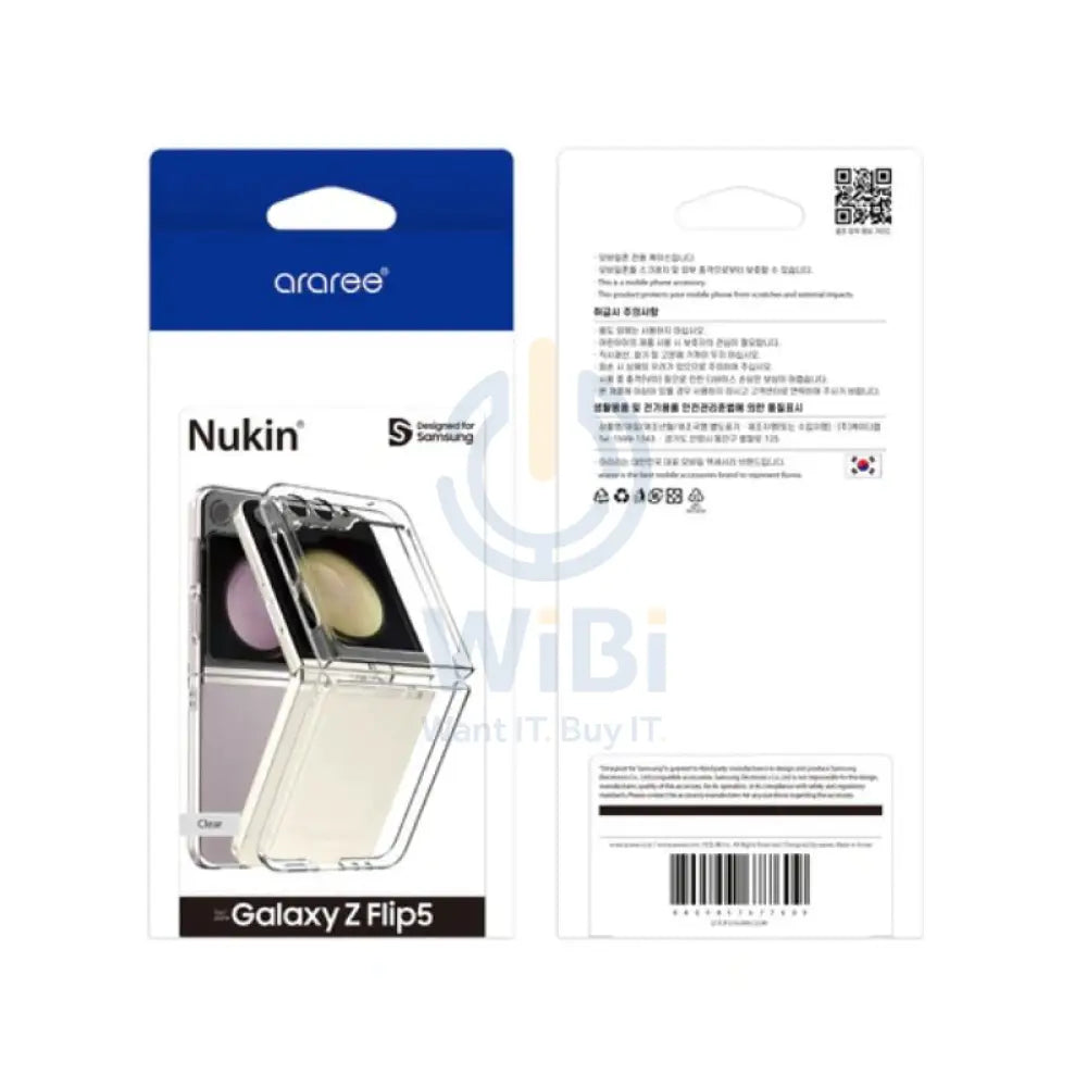 Araree Nukin Case - Samsung Galaxy Z Flip 5 / Clear Accessories > Mobiles & Tablets > Mobiles > Covers & Cases