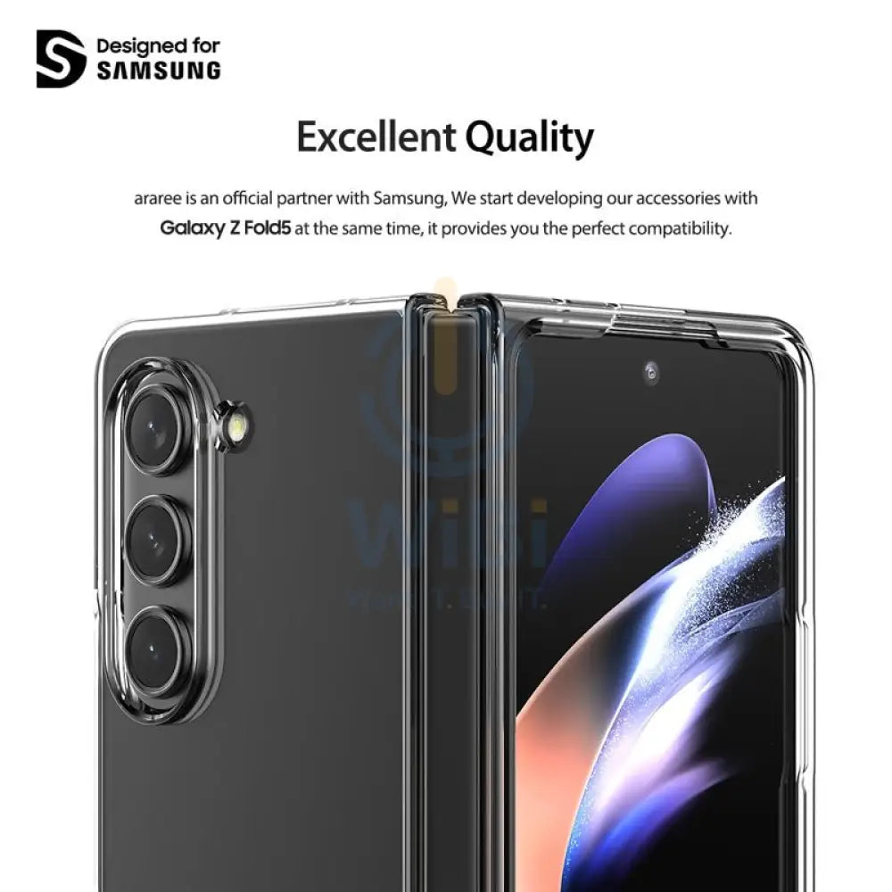 اراري نوكين حافظة - سامسونج جالكسي زد فولد 5 / شفاف اكسسوارات > هواتف  تابلت > أغطية وحافظات > هواتف وحافظات > عرض