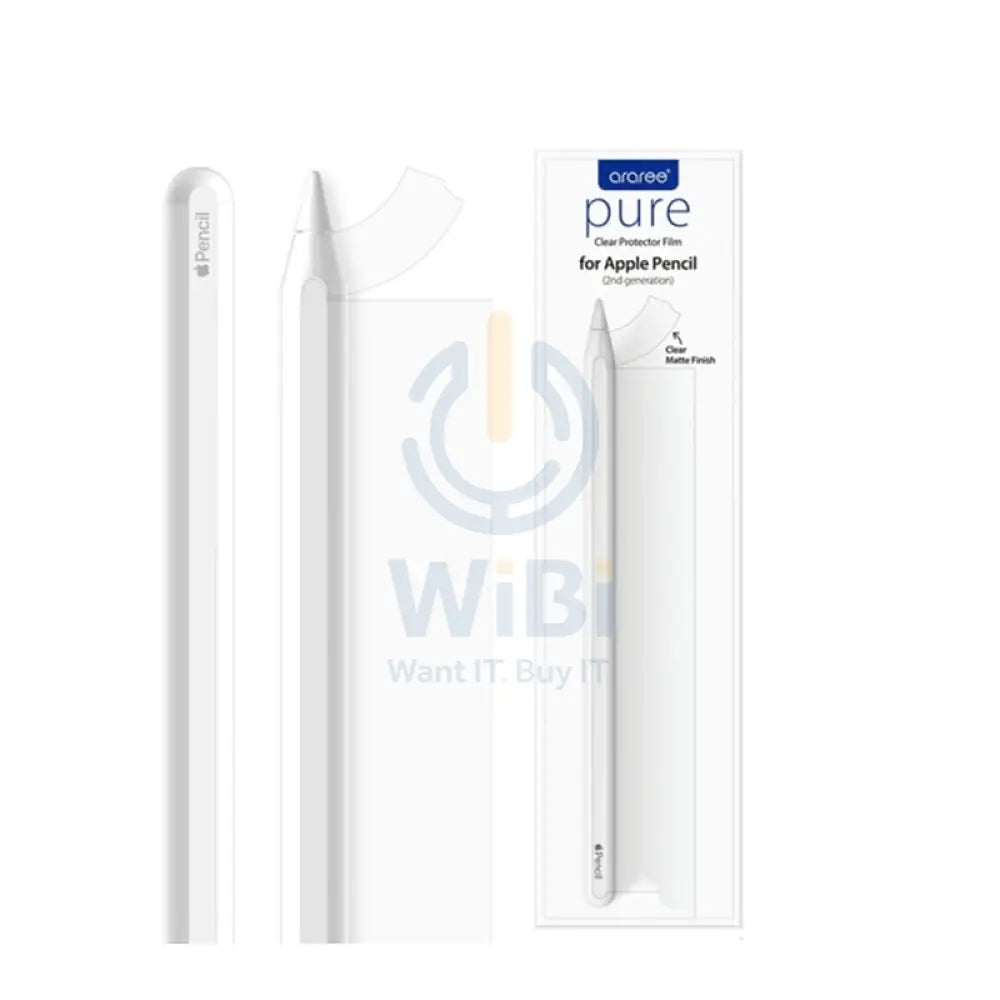 Araree Pure Clear Protector Film For Apple Pencil 2nd Generation - Clear Matte Accessories > Mobiles & Tablets >