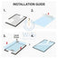 Araree Sub Core Anti-Bacterial Tempered Glass Screen Protector - Samsung Galaxy Tab S7 Plus / Clear Accessories >