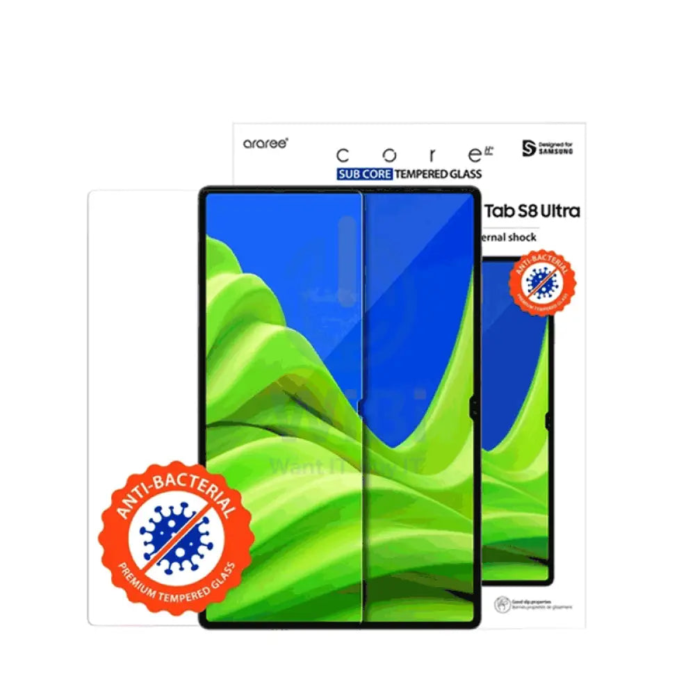 Araree Sub Core Glass For Samsung Tab S8 Plus - Clear Accessories > Mobiles & Tablets > Tablets > Screen Protectors