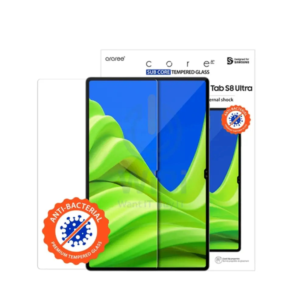 Araree Sub Core Glass For Samsung Tab S8 Ultra - Clear Accessories > Mobiles & Tablets > Tablets > Screen Protectors
