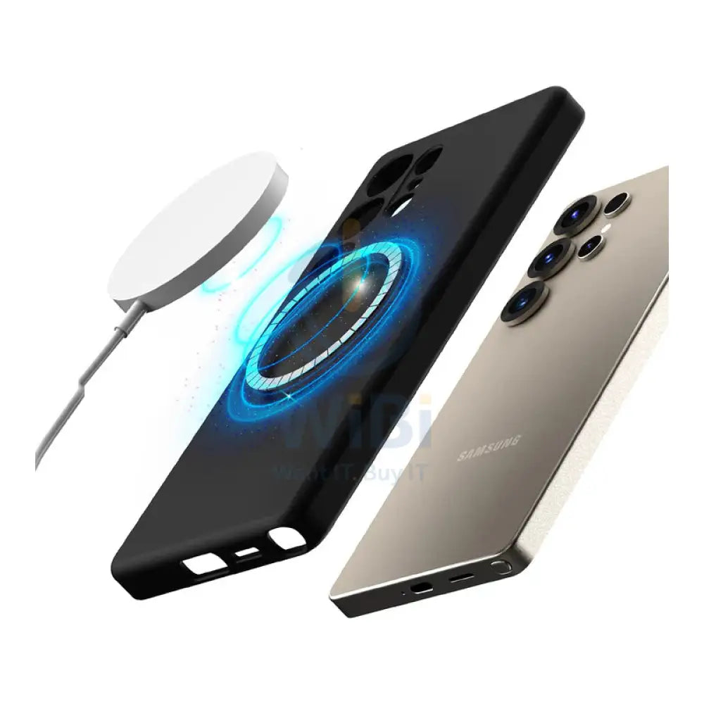 Araree Typo Skin Magsafe Case - Samsung Galaxy S25 Ultra / Black Accessories > Mobiles & Tablets > Mobiles > Covers &