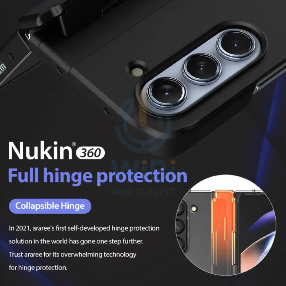 Araree Z Fold 5 Nukin Case - Black Accessories > Mobiles & Tablets > Mobiles
