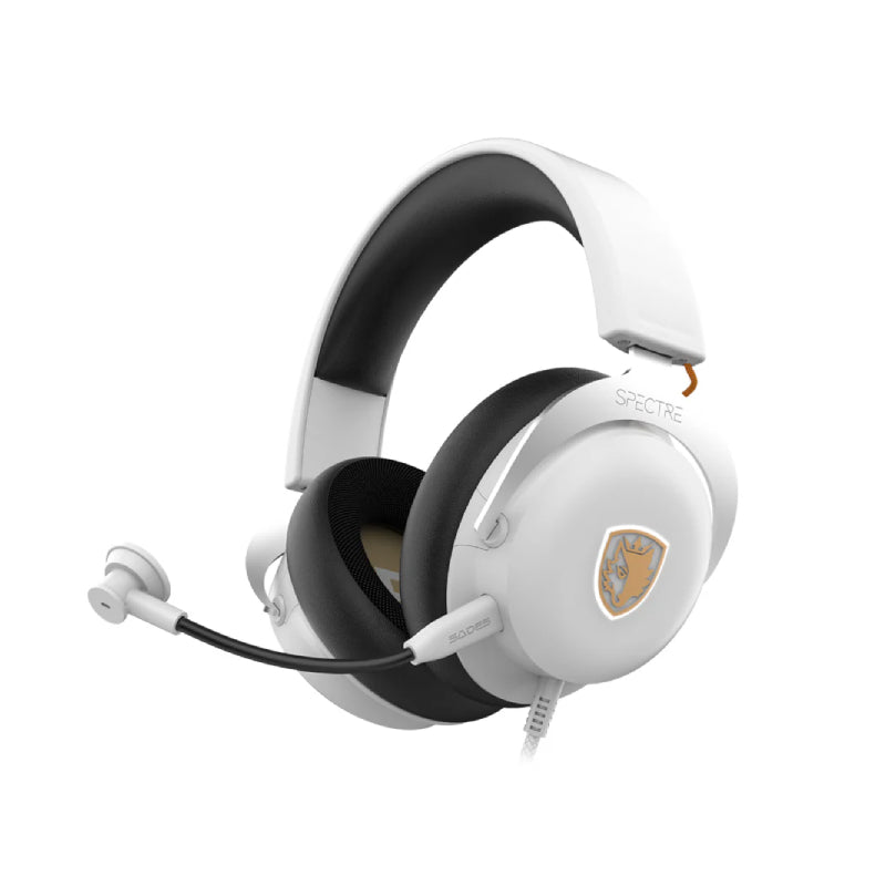 الألعاب SADES Spectre SA-915Wالألعاب المزودة بتقنية صوت  المحيطي الافتراضي 7.1يو اس بي  - أبيض