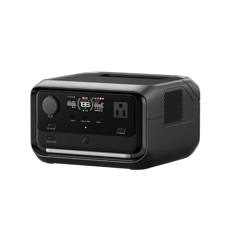 محطة EcoFlow RIVER 3 ماكس بلس المحمولة طاقة  مع EB600 بطارية