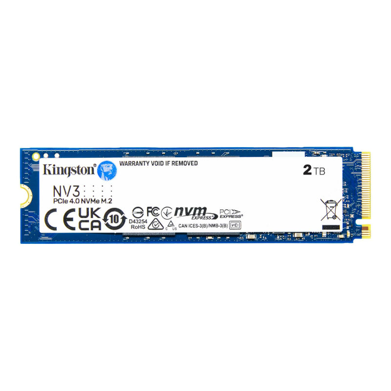 Kingston NV3 - 2TB / Up to 6,000MB/s / PCIe 4.0 - SSD