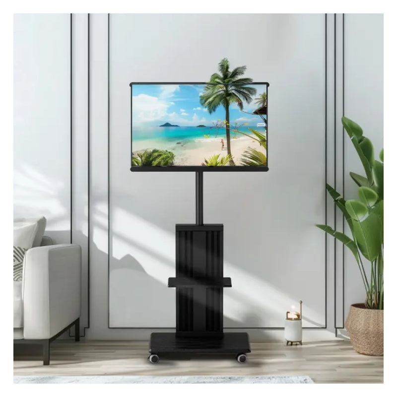 Porodo TV Floor Stand With Wheels