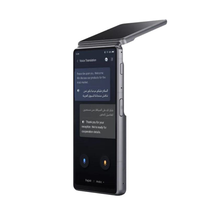 iFLYTEK Dual-Screen Translator 2.0 - 5.48" Main +  2.78" Secondary Display / 128GB / Bluetooth + Wi-Fi / 2750mAh / Black