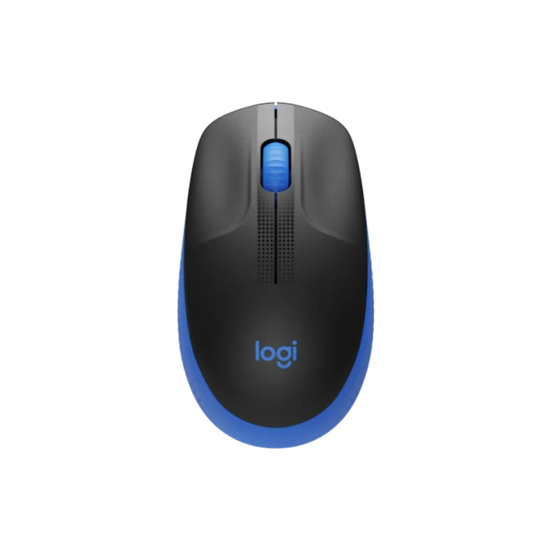 Logitech M190 Full-Size Wireless Mouse - Blue