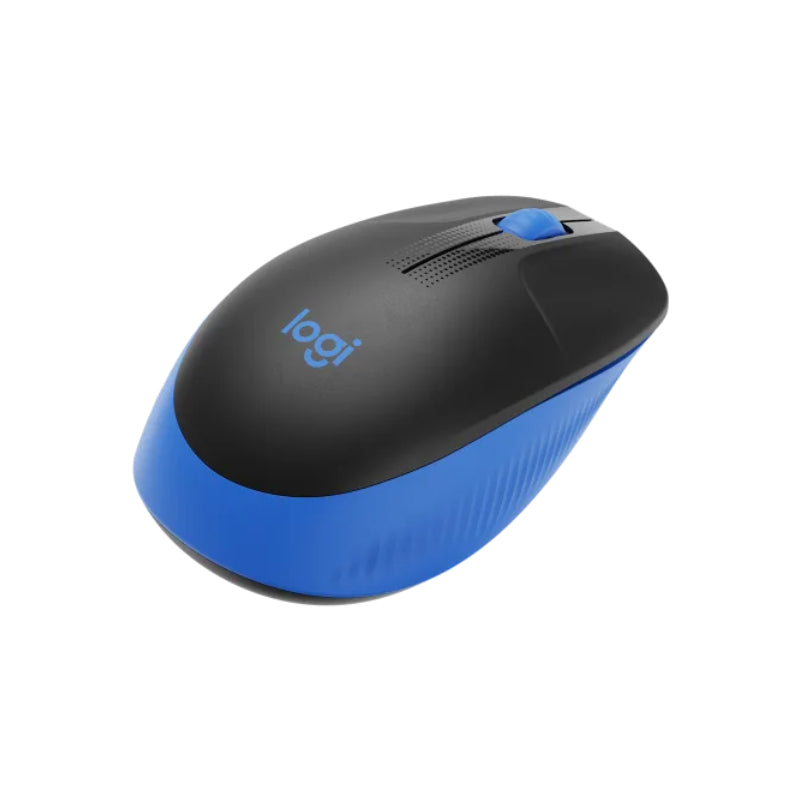 Logitech M190 Full-Size Wireless Mouse - Blue